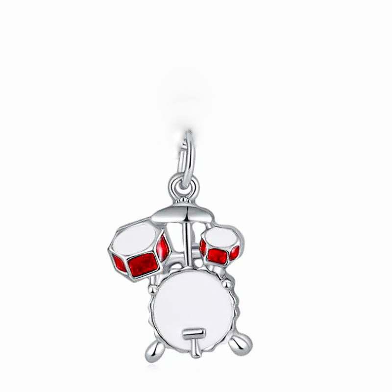 Drum Kit Guitar Pick Keychain