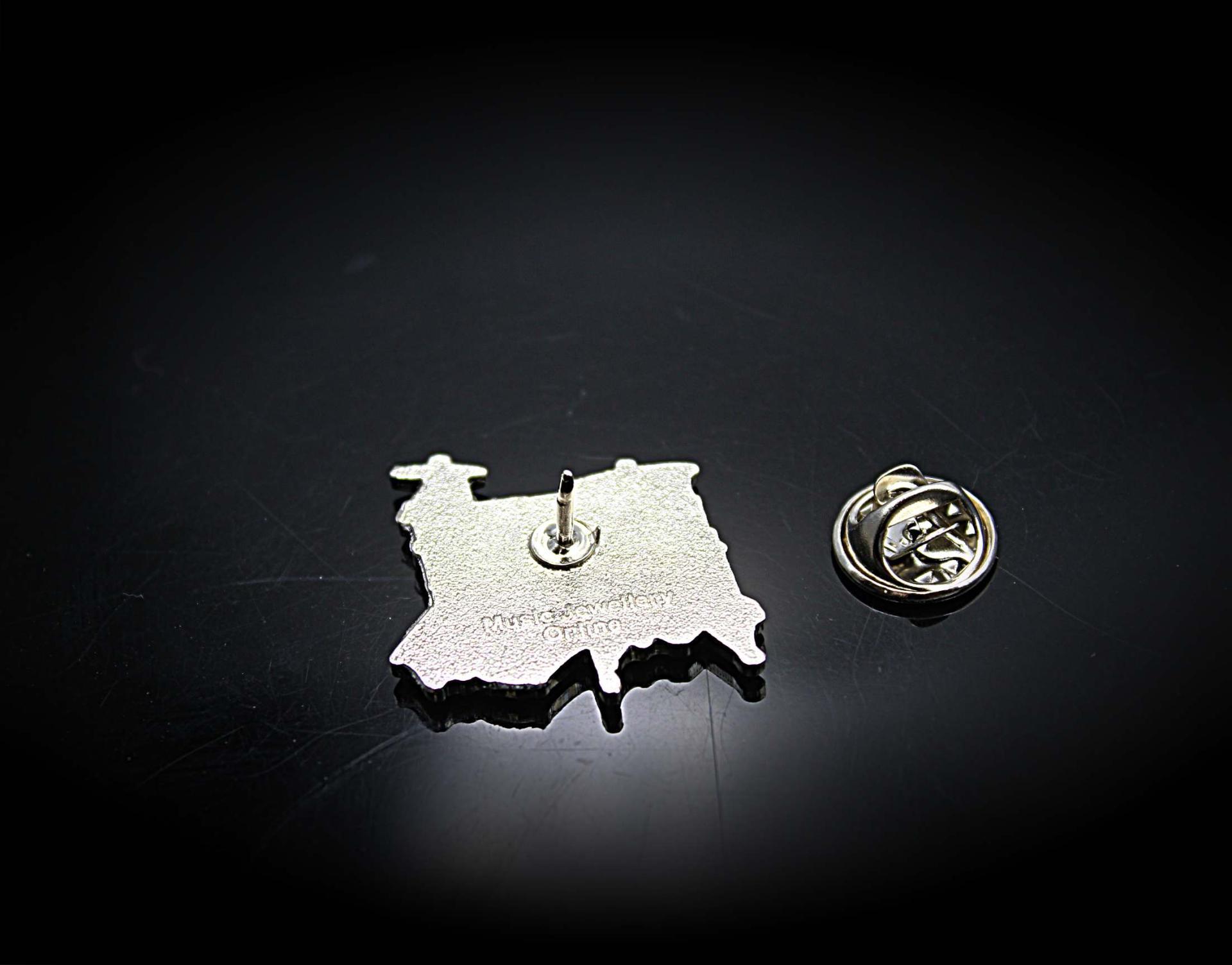 Drum Kit Pin Badge