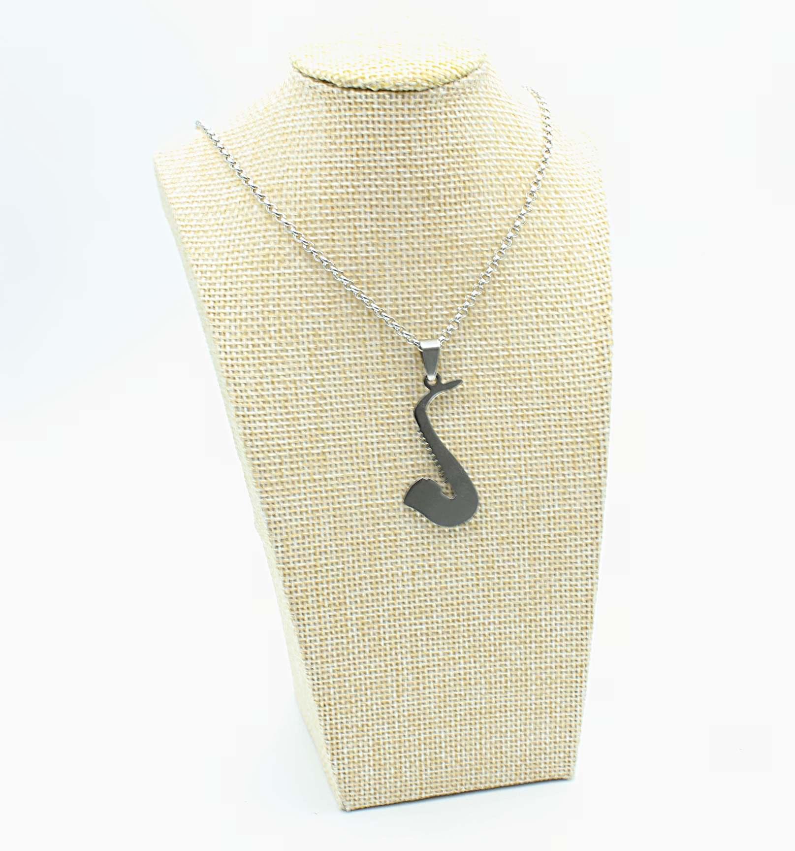 Saxophone Necklace Stainless Steel