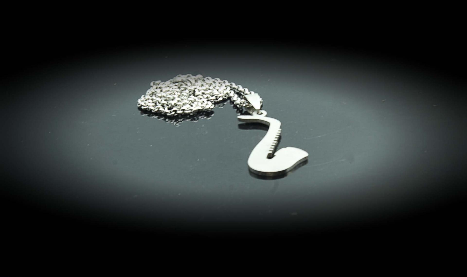 Saxophone Necklace Stainless Steel