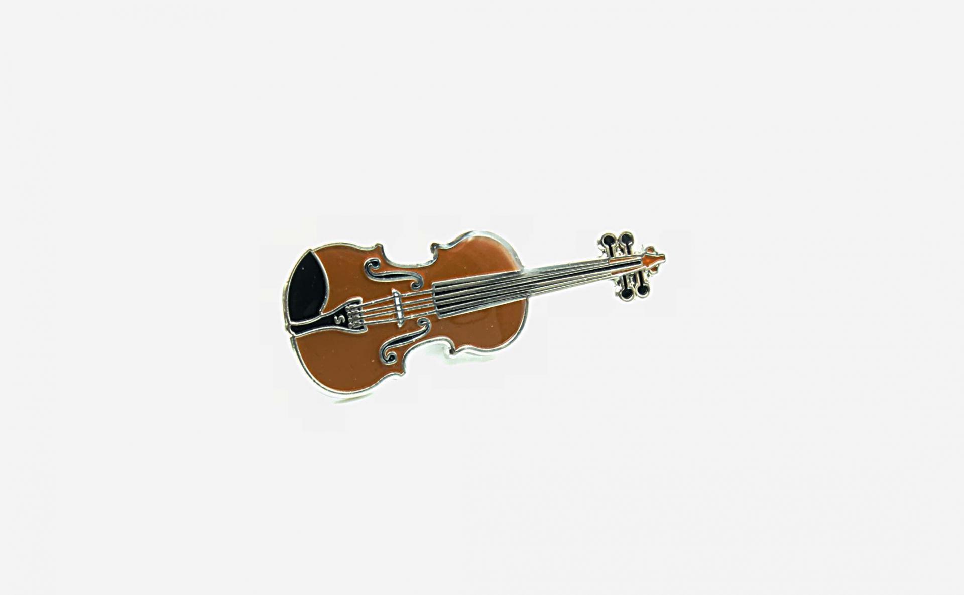 Violin Pin Badge