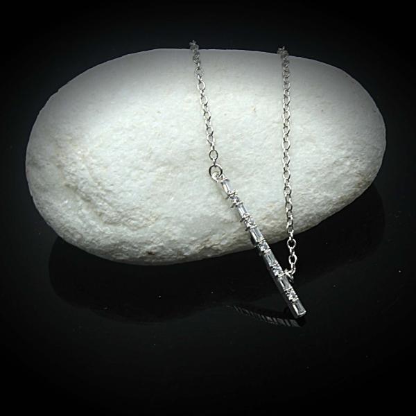 Flute Necklace - 925 Sterling Silver