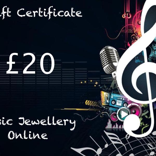 Gift Voucher From Music Jewellery Online