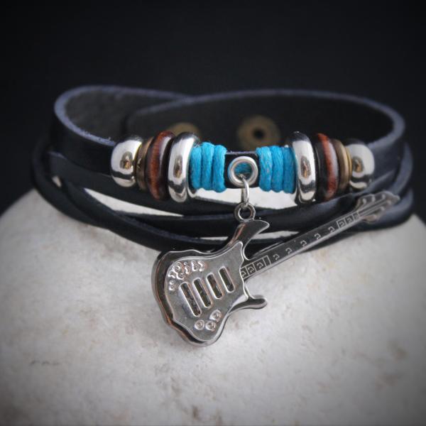 Guitar Bracelet in Leather