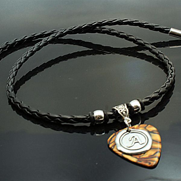 Initial Style Leather Choker