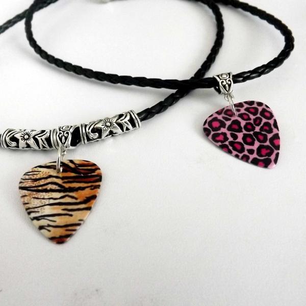 Leopard and Tiger Print Choker Necklaces - Customisable