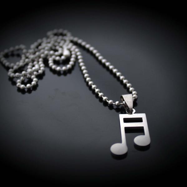 Chrissie C Music themed necklace