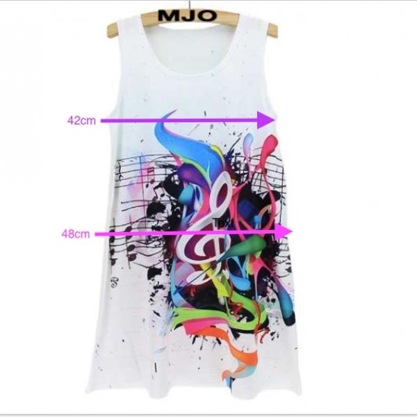 Music Note Vest / Dress