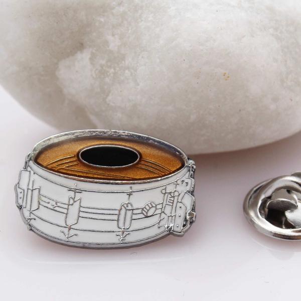 Snare Drum Pin Badge