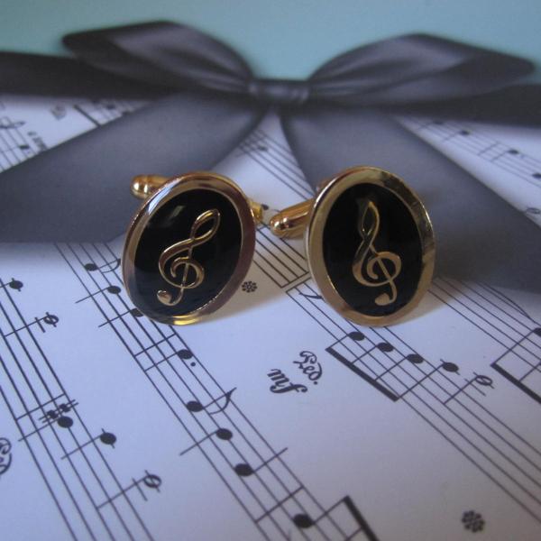 Treble Clef Cufflinks