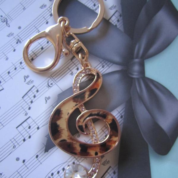 Treble Clef Keyring