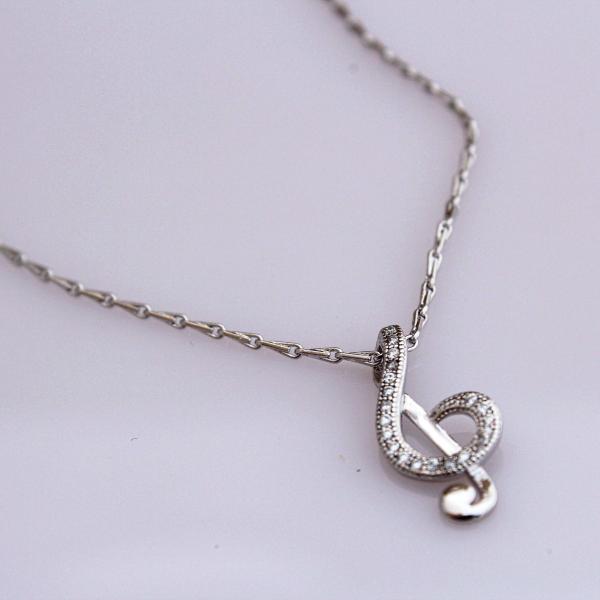 Treble Clef Necklace