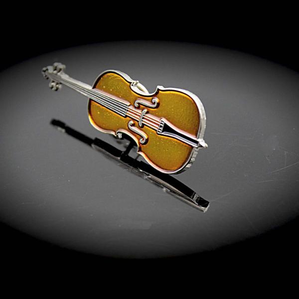 Cello pin badge from Music Jewellery Online