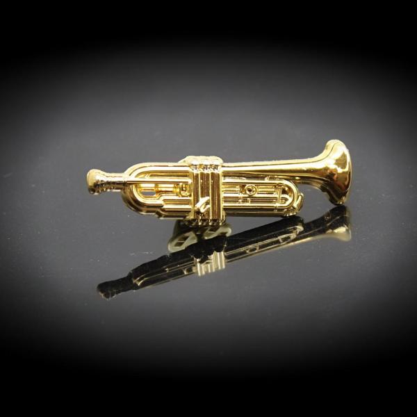 Trumpet Pin Badge 3D Design